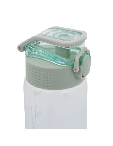 Tritan-Trinkflasche Majestic Sport Okosei Clear 750 ml Grün