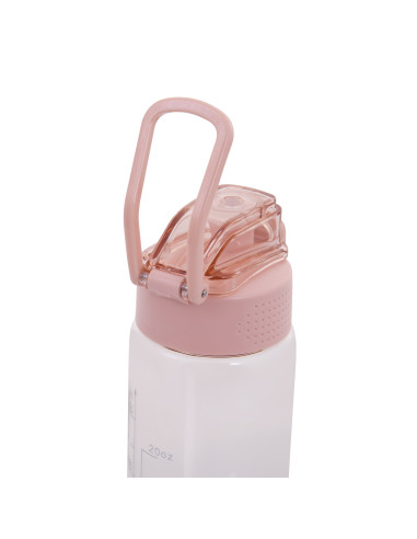 Tritan-Trinkflasche Majestic Sport Okosei Clear 750 ml Rosa