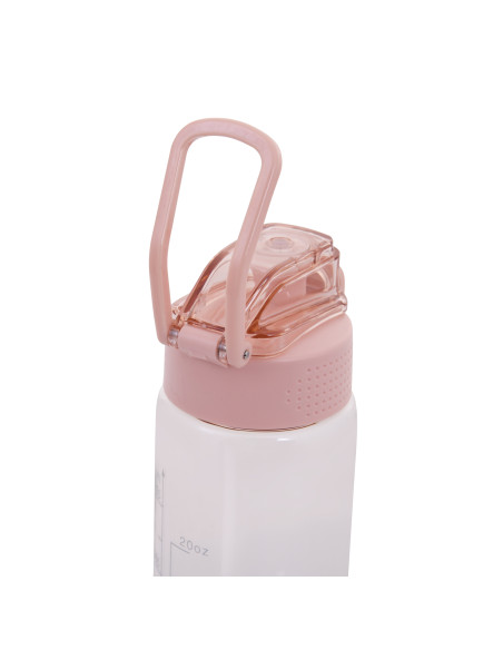 Tritan-Trinkflasche Majestic Sport Okosei Clear 750 ml Rosa