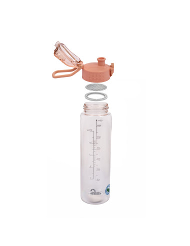 Tritan-Trinkflasche Majestic Sport Okosei Clear 750 ml Rosa