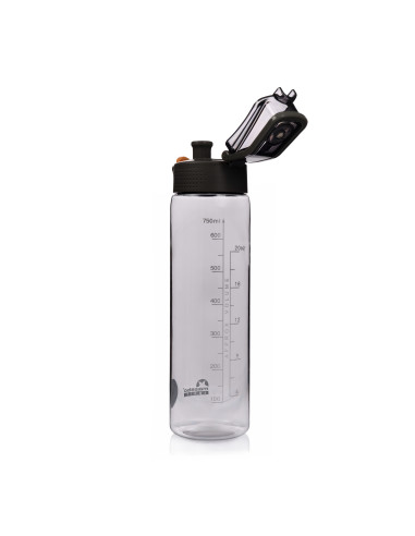 Tritan-Trinkflasche Majestic Sport Okosei Clear 750 ml Grau