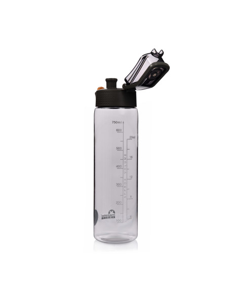 Tritan-Trinkflasche Majestic Sport Okosei Clear 750 ml Grau