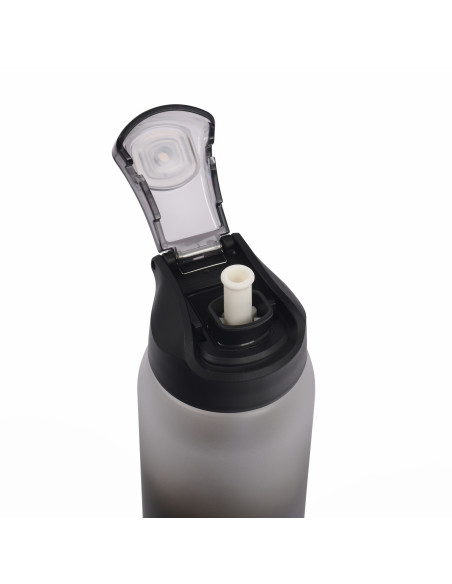 Tritan-Trinkflasche Majestic Sport Shadow 1000 ml Schwarz