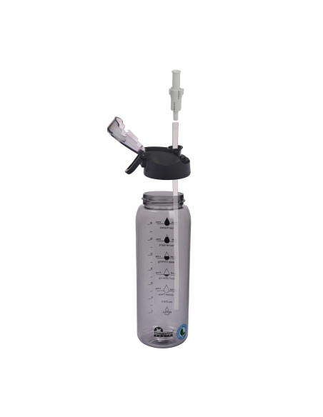 Tritan-Trinkflasche 1L Majestic Sport Dash 1000 ml Grau