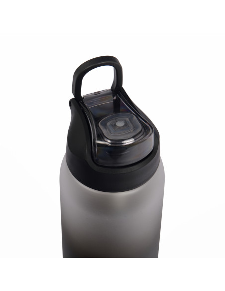 Tritan-Trinkflasche Majestic Sport Shadow 1000 ml Schwarz