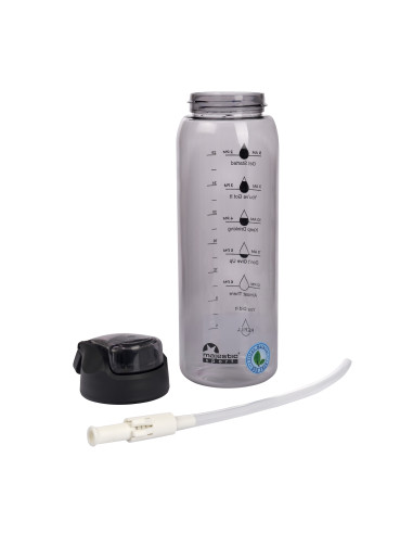 Tritan-Trinkflasche 1L Majestic Sport Dash 1000 ml Grau