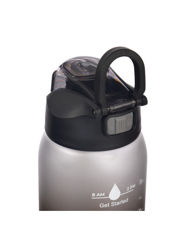 Tritan-Trinkflasche Majestic Sport Shadow 1000 ml Schwarz