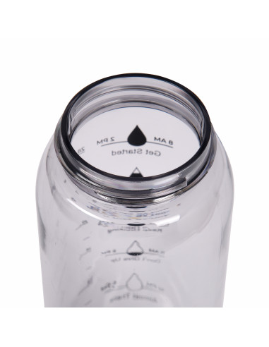 Tritan-Trinkflasche 1L Majestic Sport Dash 1000 ml Grau