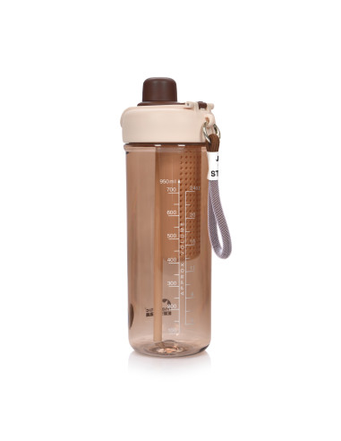 Tritan-Trinkflasche Majestic Sport Zoya 950 ml Kaffeebraun