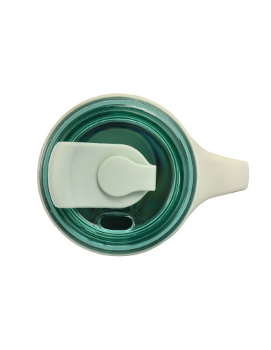 Thermobecher Majestic Sport Jelly mit Strohhalm - Grün