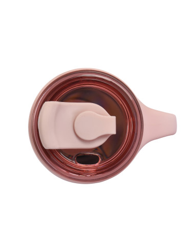 Thermobecher Majestic Sport Jelly mit Strohhalm – Rosa