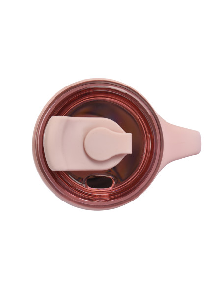 Thermobecher Majestic Sport Jelly mit Strohhalm – Rosa