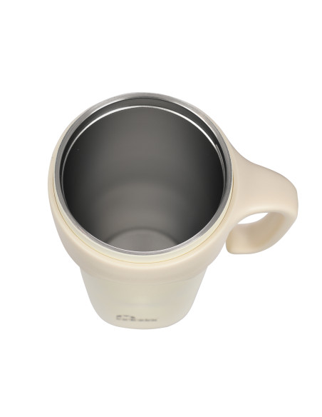 Thermobecher Majestic Sport Jelly mit Strohhalm – Weiß