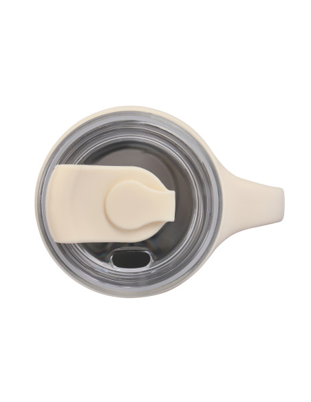 Thermobecher Majestic Sport Jelly mit Strohhalm – Weiß