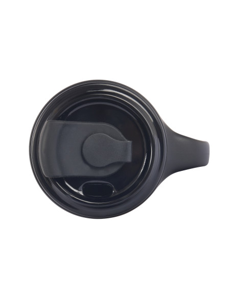 Thermobecher Majestic Sport Jelly mit Strohhalm – Schwarz