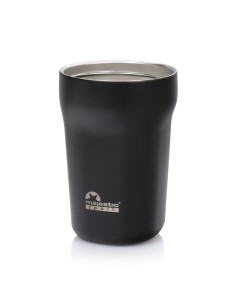 Thermobecher mit Strohhalm Majestic Sport Hoody 420 ml – Schwarz 2