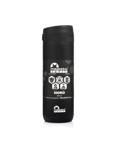 Thermobecher Majestic Sport Nord 600 ml - Schwarz