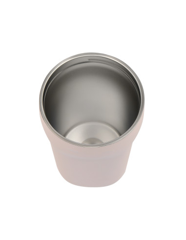 Thermobecher mit Strohhalm Majestic Sport Hoody 420 ml – Rosa