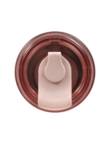 Thermobecher mit Strohhalm Majestic Sport Hoody 420 ml – Rosa