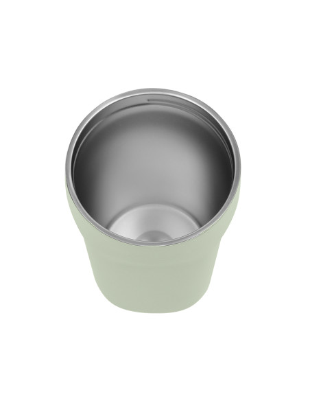 Thermobecher mit Strohhalm Majestic Sport Hoody 420 ml – Grün