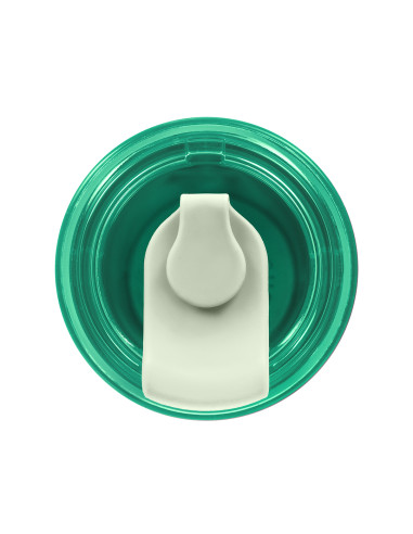 Thermobecher mit Strohhalm Majestic Sport Hoody 420 ml – Grün