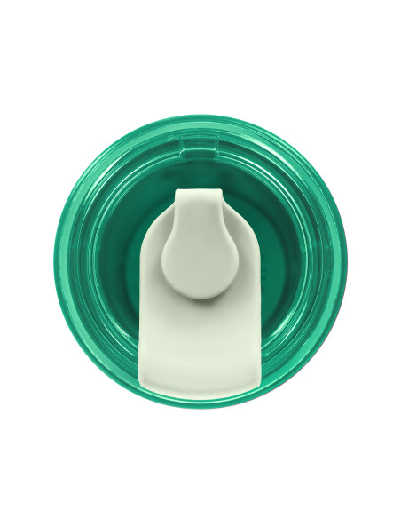 Thermobecher mit Strohhalm Majestic Sport Hoody 420 ml – Grün