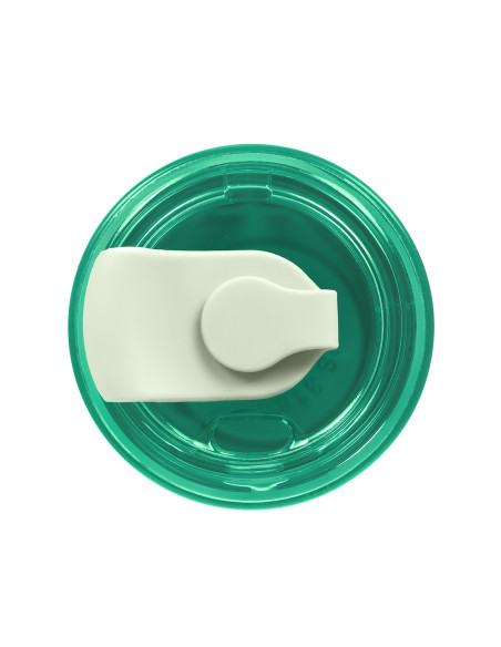 Thermobecher mit Strohhalm Majestic Sport Hoody 420 ml – Grün