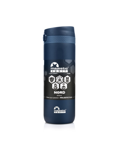 Thermobecher Majestic Sport Nord 600 ml – Blau