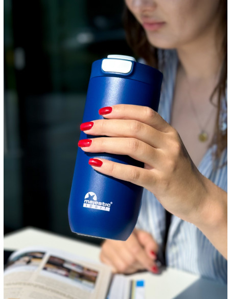Thermobecher Majestic Sport Bullet 540 ml – Dunkelblau