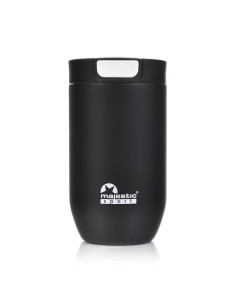 Thermobecher Majestic Sport Bullet 400 ml – Schwarz