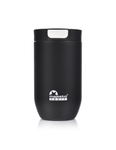 Thermobecher Majestic Sport Bullet 400 ml – Schwarz