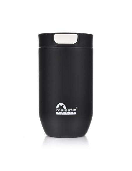 Thermobecher Majestic Sport Bullet 400 ml – Schwarz