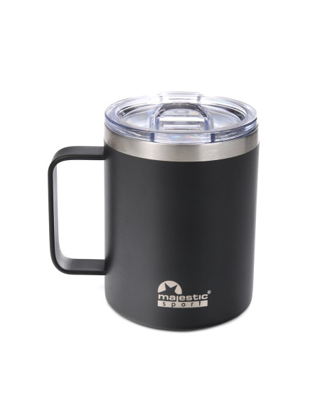 Thermobecher Majestic Sport Gump 400 ml – Schwarz
