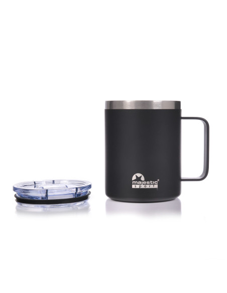 Thermobecher Majestic Sport Gump 400 ml – Schwarz