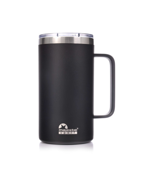 Thermobecher Majestic Sport Gump 650 ml – Schwarz